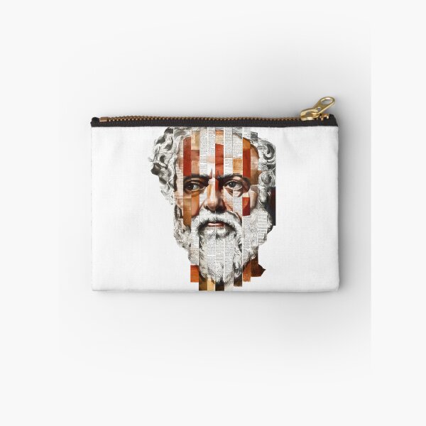 Item preview, Socrates & Ancient Greek Philosophers Collage - Stoicism & Classical Philosophy Decor (T-Shirt, Poster & Sticker) designed and sold by OzzFrequency.