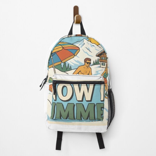Item preview, Snow in Summer Vintage Ski Resort Travel Poster designed and sold by urbinet.