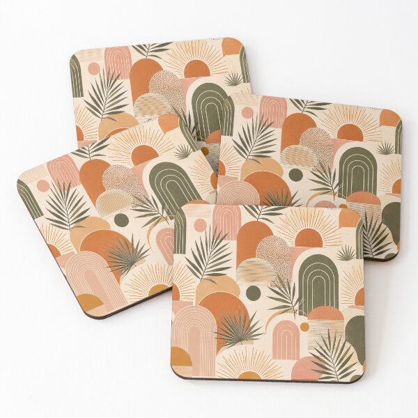 Item preview, Modern Mid-Century Sunburst Abstract designed and sold by teemix.