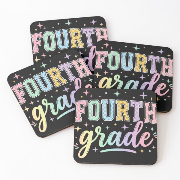 Item preview, Back to School Checkered Fourth Grade Team Teacher Students designed and sold by viectory.