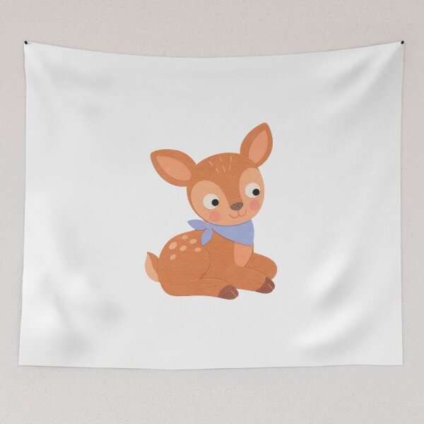 Item preview, Little Fawn in Blue designed and sold by The-Art-of-D.