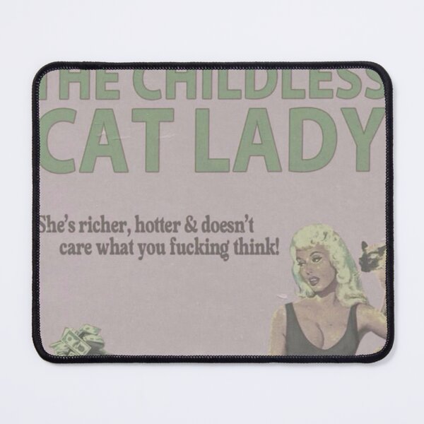 Item preview, Cat Lady Vintage Wealth Humor designed and sold by Adronia.