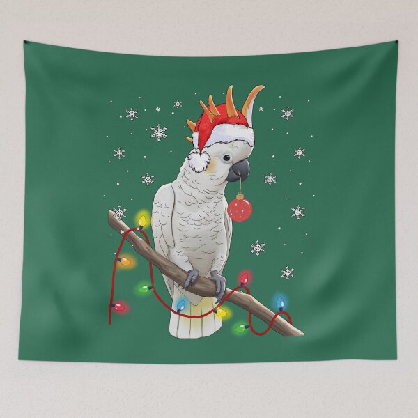 Item preview, Extra festive cockatoo Xmas Cockatoo,Australian Christmas Cockatoo Gift men women kids designed and sold by Amelia ART G.