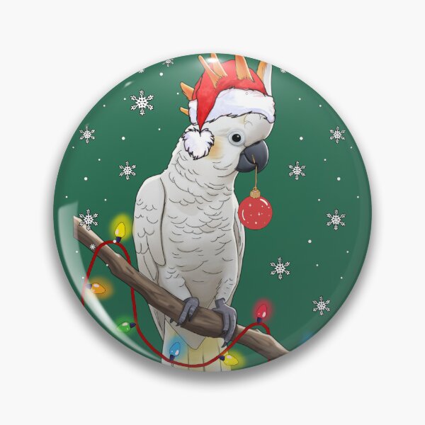 Item preview, Extra festive cockatoo Xmas Cockatoo,Australian Christmas Cockatoo Gift  men women kids  designed and sold by Amelia ART G.