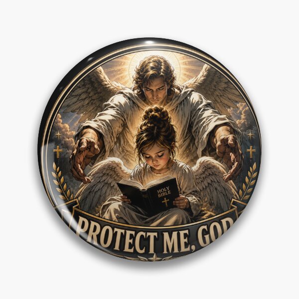 Item preview, protect me god guardian angel faith designed and sold by gypsy-joker.