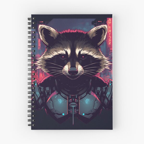 Item preview, Cyborg Raccoon designed and sold by ArtCraftLab.