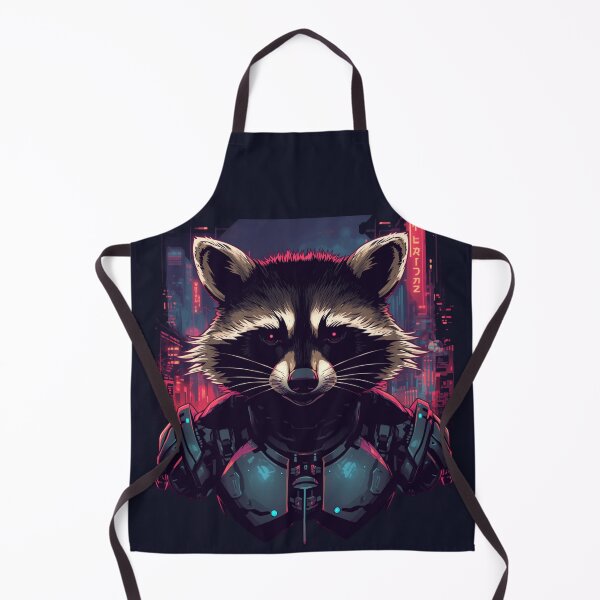 Item preview, Cyborg Raccoon designed and sold by ArtCraftLab.