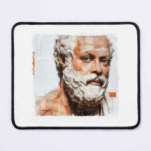 Item preview, Socrates & Ancient Greek Philosophers Collage - Stoicism & Classical Philosophy Decor (T-Shirt, Poster & Sticker) designed and sold by OzzFrequency.