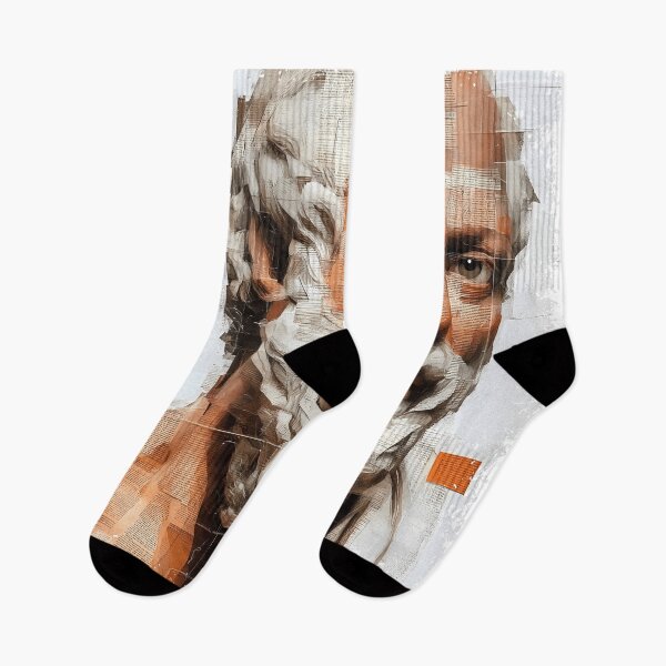 Item preview, Socrates & Ancient Greek Philosophers Collage - Stoicism & Classical Philosophy Decor (T-Shirt, Poster & Sticker) designed and sold by OzzFrequency.