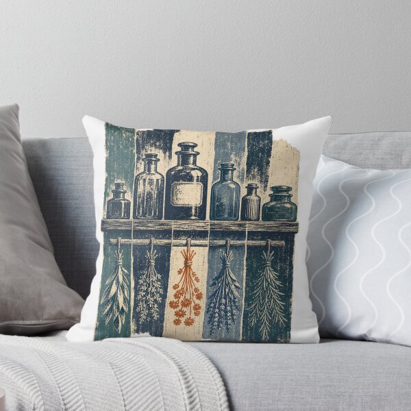 Item preview, Apothecary Shelf in the Herb Kitchen Witchy Art designed and sold by VisualArtsOasis.