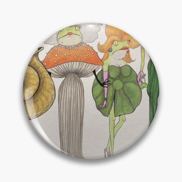 Item preview, Frog Fashion Watercolor Garden Theme designed and sold by Adronia.