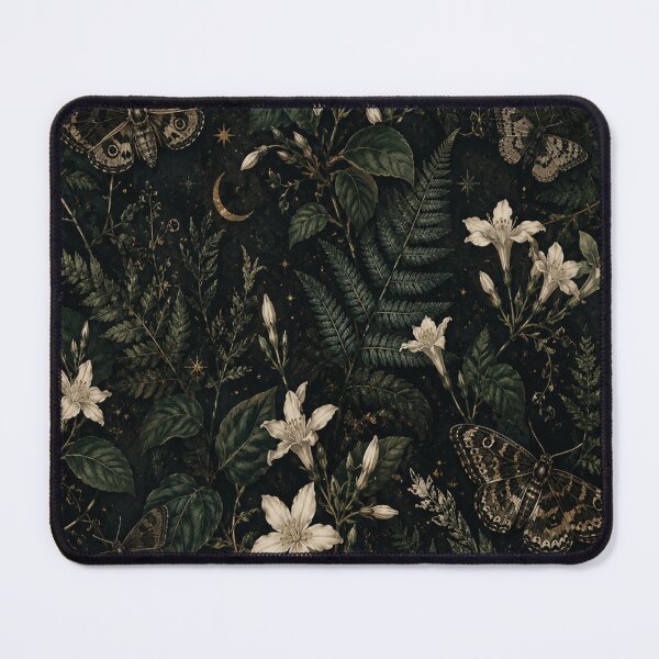 Item preview, Moonlit Moth Garden Patter designed and sold by teemix.