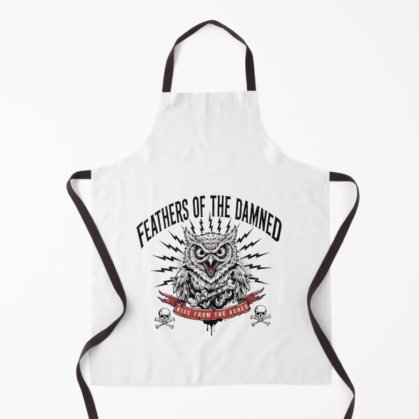 Item preview, Feathers Of The Damned Owl Bone Claw Deathcore Graphic designed and sold by Enea Kelo.