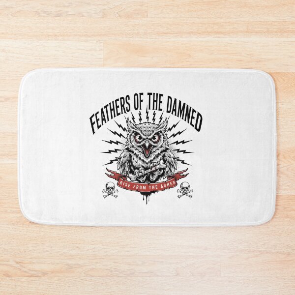Item preview, Feathers Of The Damned Owl Bone Claw Deathcore Graphic designed and sold by Enea Kelo.