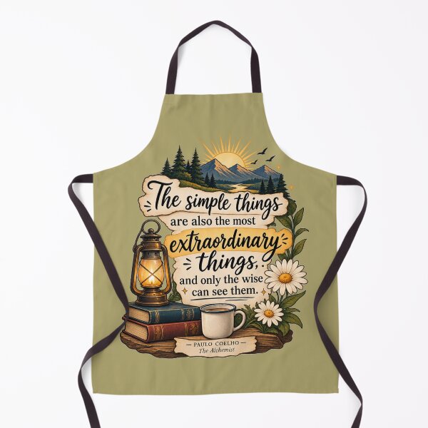 Item preview, The Simple Things Are Extraordinary Quote | Paulo Coelho Inspirational Book Quote | The Alchemist designed and sold by MimiSabu.