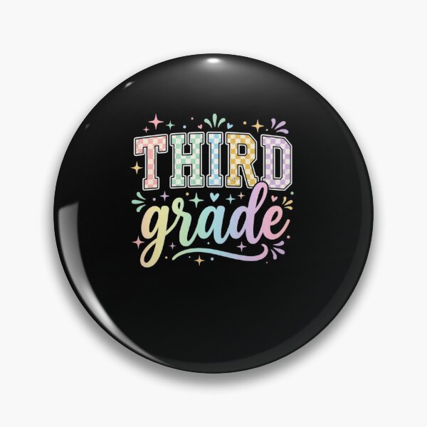 Item preview, Back to School Checkered Third Grade Team Teacher Students School designed and sold by viectory.