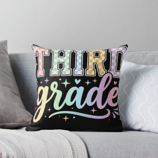Item preview, Back to School Checkered Third Grade Team Teacher Students School designed and sold by viectory.