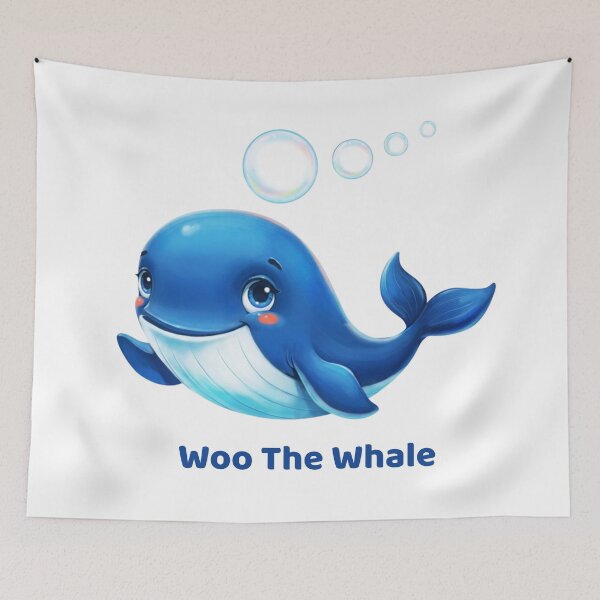 Item preview, Woo The Whale designed and sold by ArtC-Designs by Kathy Higgins.