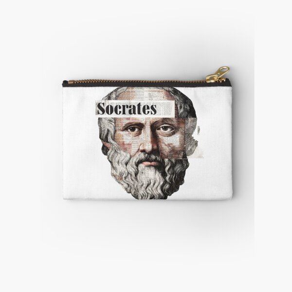 Item preview, Socrates & Ancient Greek Philosophers Collage - Stoicism & Classical Philosophy Decor (T-Shirt, Poster & Sticker) designed and sold by OzzFrequency.