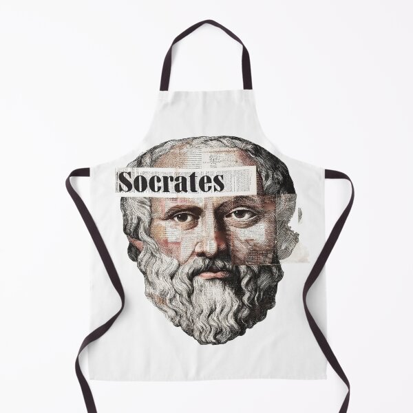 Item preview, Socrates & Ancient Greek Philosophers Collage - Stoicism & Classical Philosophy Decor (T-Shirt, Poster & Sticker) designed and sold by OzzFrequency.