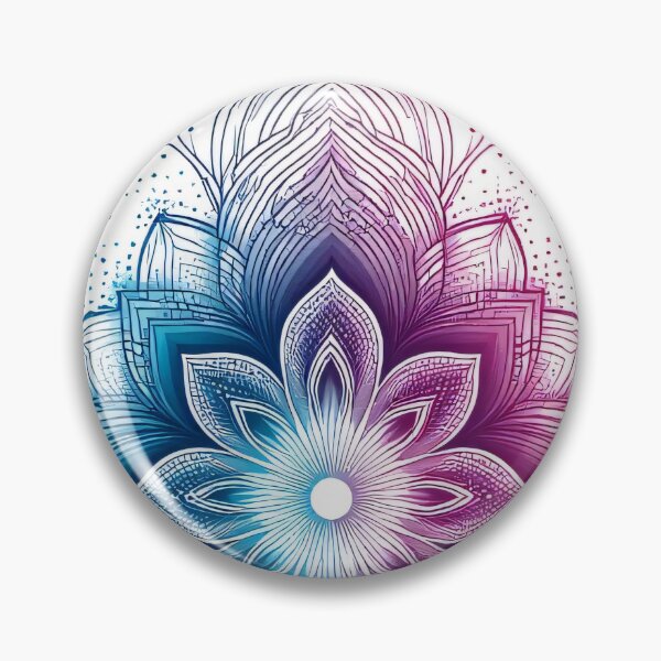 Item preview, Elegant mandala flower in vibrant colors designed and sold by Mianku | Für das Leben.