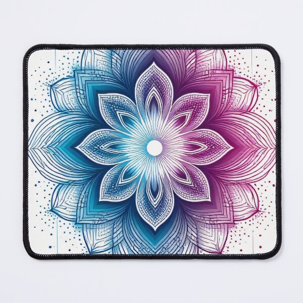 Item preview, Elegant mandala flower in vibrant colors designed and sold by Mianku | Für das Leben.