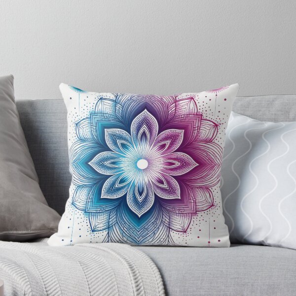 Item preview, Elegant mandala flower in vibrant colors designed and sold by Mianku | Für das Leben.