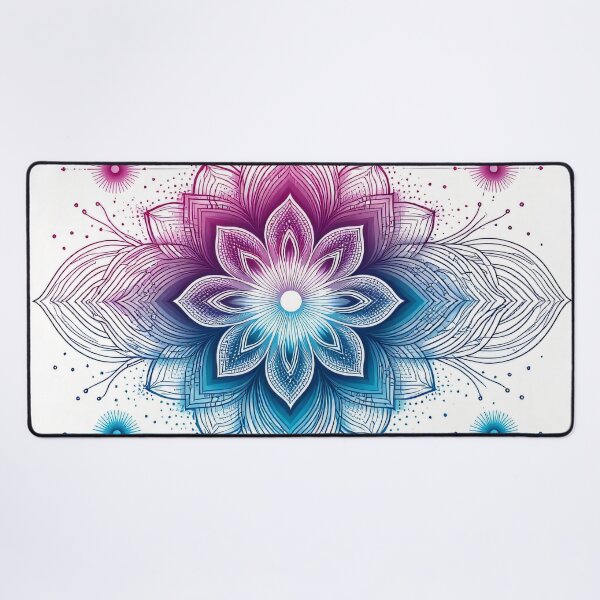 Item preview, Elegant mandala flower in vibrant colors designed and sold by Mianku | Für das Leben.