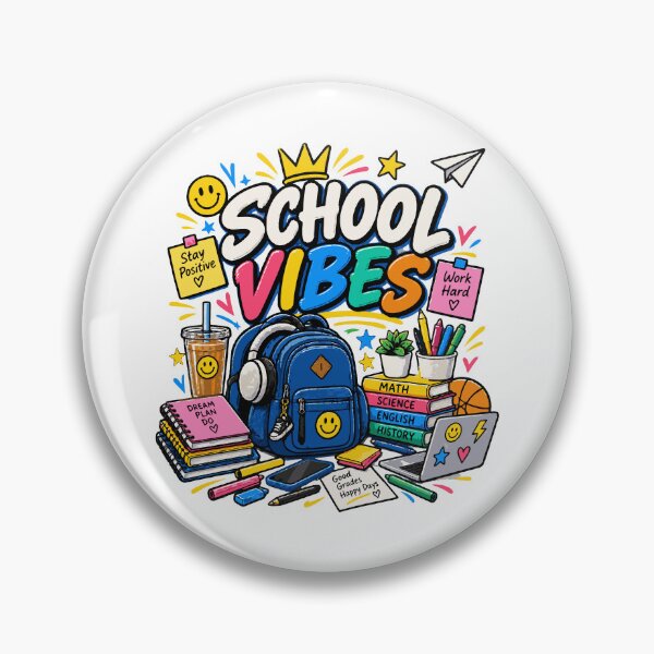 Item preview, School Vibes | Colorful Back to School Student Shirt designed and sold by Sunday.Supply.