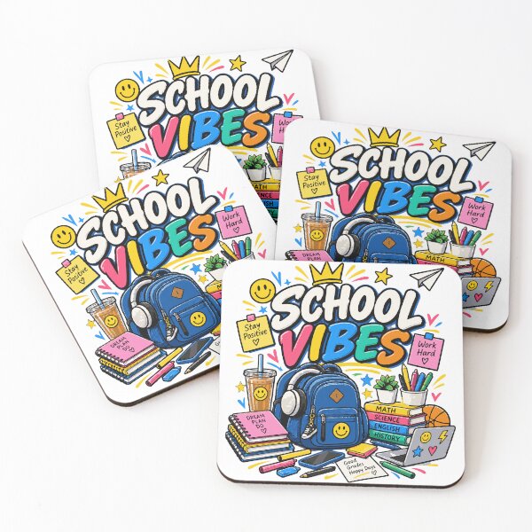 Item preview, School Vibes | Colorful Back to School Student Shirt designed and sold by Sunday.Supply.