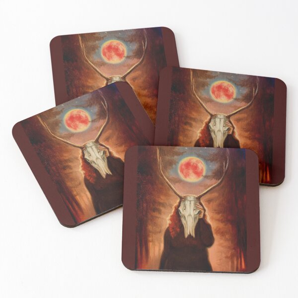 Item preview, Blood Moon Ritual designed and sold by SarahRileyArt.