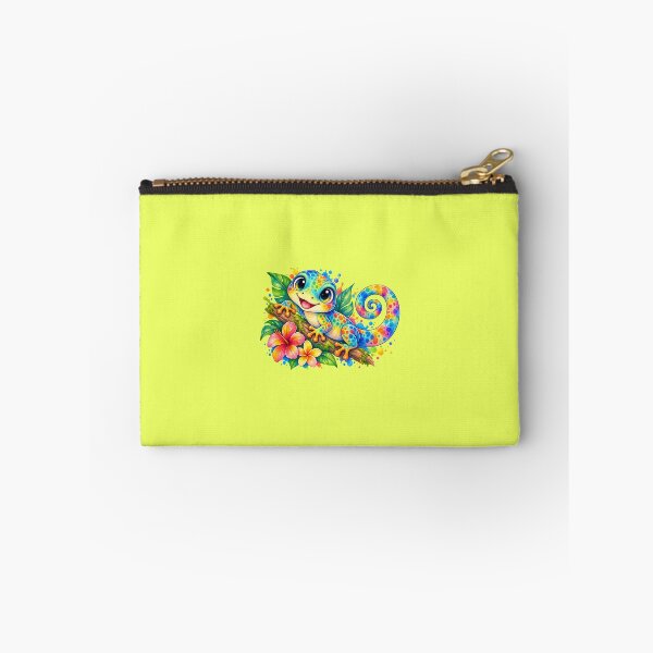 Item preview, Cute lizard watercolor style colorful illustration  designed and sold by lafataviola.