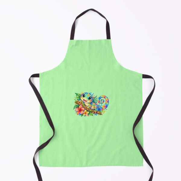 Item preview, Cute lizard watercolor style colorful illustration designed and sold by lafataviola.