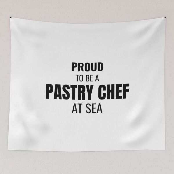 Item preview, Proud to be a Pastry Chef at Sea (Black) designed and sold by ShipCrewNation.