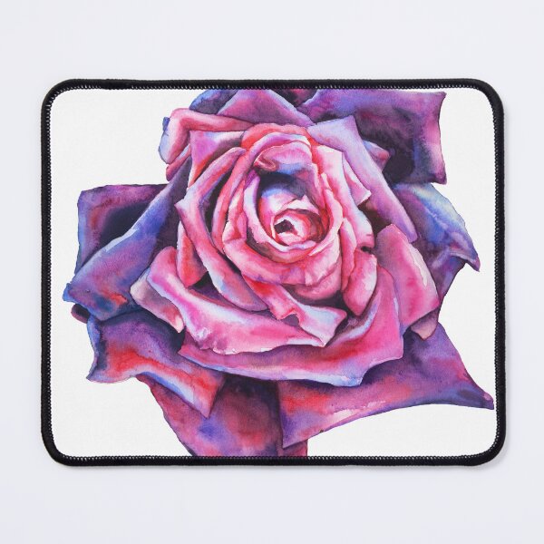 Item preview, Black Rose Watercolor Dark Elegant Botanical Floral Art designed and sold by art-tee-ua.