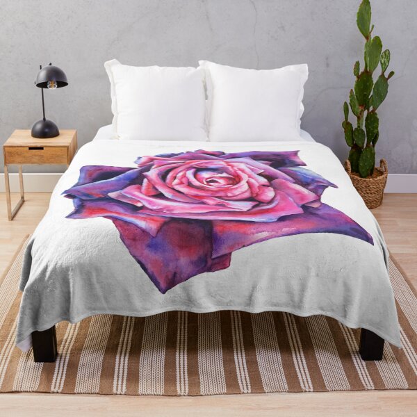 Item preview, Black Rose Watercolor Dark Elegant Botanical Floral Art designed and sold by art-tee-ua.
