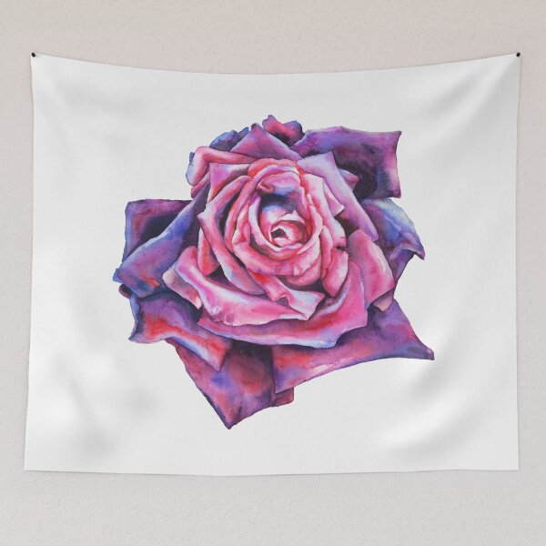 Item preview, Black Rose Watercolor Dark Elegant Botanical Floral Art designed and sold by art-tee-ua.