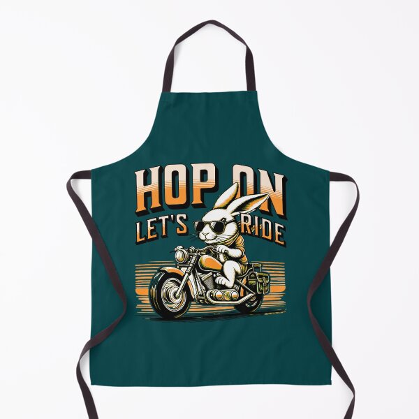 Item preview, Cool Biker Bunny Hop On Let’s Ride designed and sold by Sachie's Studio.