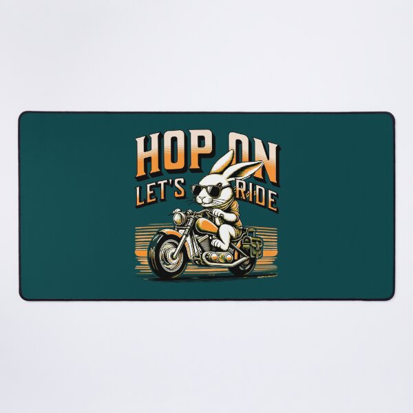 Item preview, Cool Biker Bunny Hop On Let’s Ride designed and sold by Sachie's Studio.