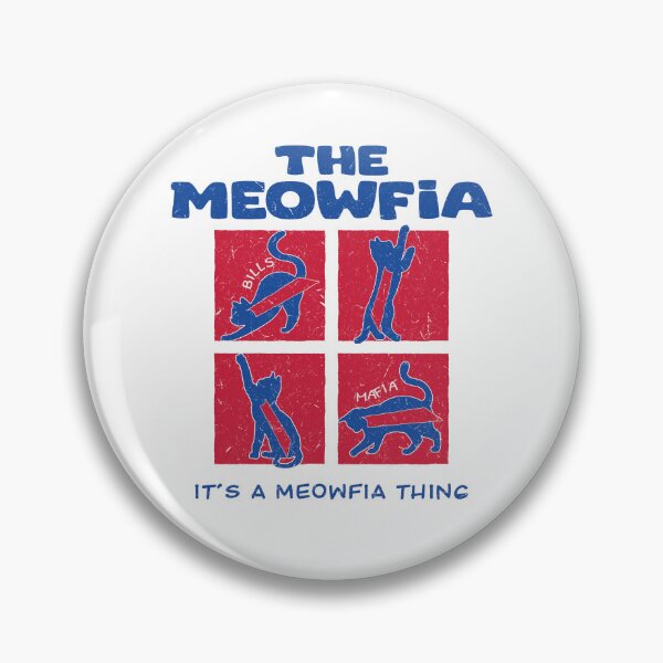 Item preview, Cats bills - Buffalo Bills -The Meowfia designed and sold by delllsdesigns.