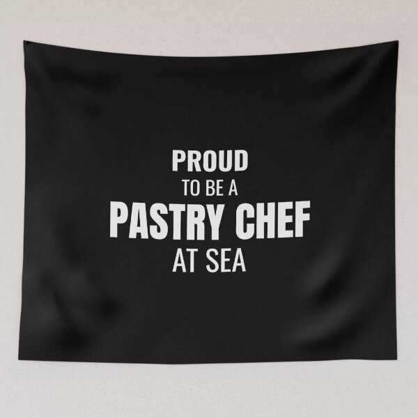 Item preview, Proud to be a Pastry Chef at Sea (White) designed and sold by ShipCrewNation.