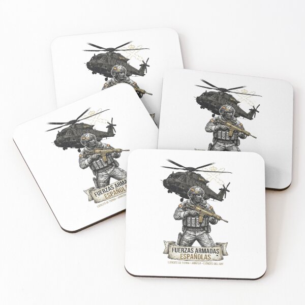 Item preview, Spanish Armed Forces Special Forces Tactical Soldier & Helicopter Design designed and sold by annaarthk.