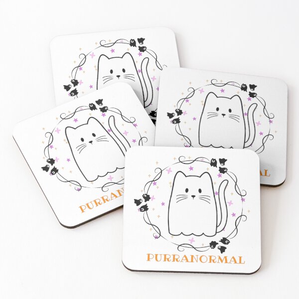 Item preview, Purranormal ghost kitty shirt designed and sold by JordonNewman.
