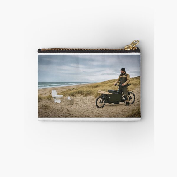 Item preview, Beach scene with toilet designed and sold by Per-Madsen.