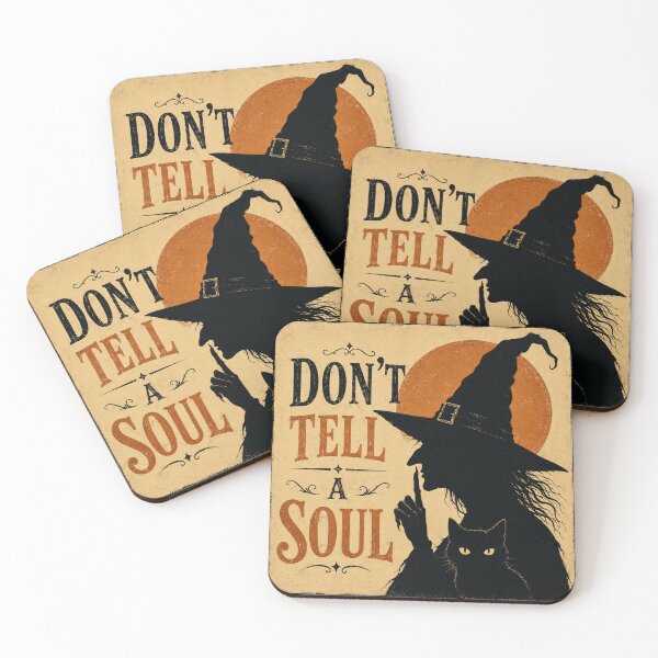 Item preview, Don't Tell a Soul Vintage Witch Illustration designed and sold by humannatureofme.