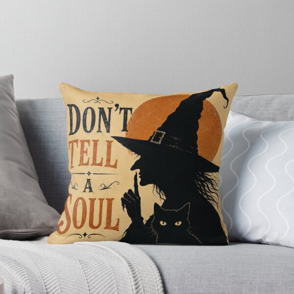 Item preview, Don't Tell a Soul Vintage Witch Illustration designed and sold by humannatureofme.
