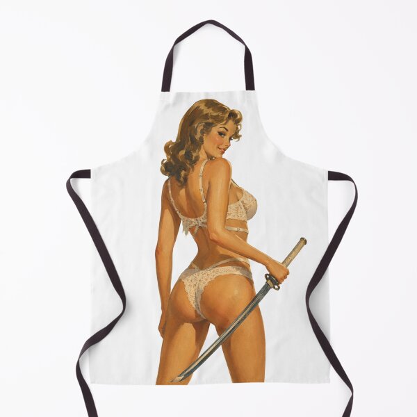 Item preview, Sword Warrior Pin Up | Vintage Fantasy Fighter Girl designed and sold by Cosplayvintage.