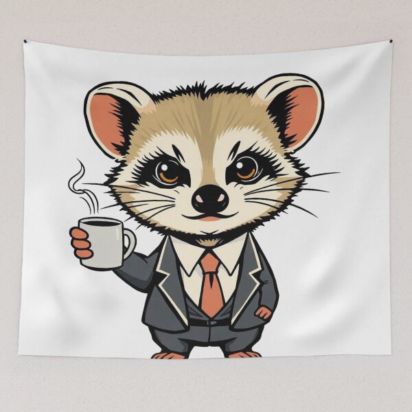 Item preview, Caffeinated & Confused Possum designed and sold by Fenomena Designs.