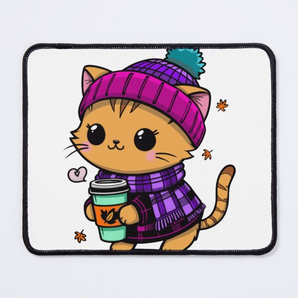 Item preview, In love with fall kitty shirt designed and sold by JordonNewman.