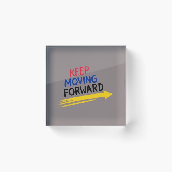 Item preview, Keep Moving Forward Minimal Motivational Design designed and sold by EdgeSphere.